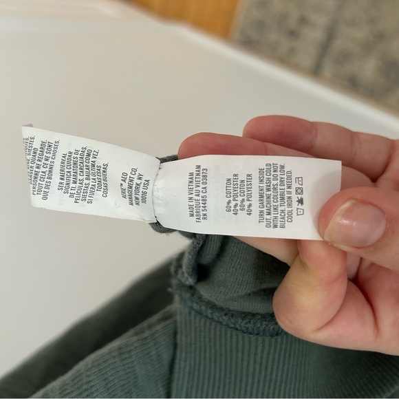 Aerie Endless Summer Polo Sweatshirt Green - Picture 10 of 12